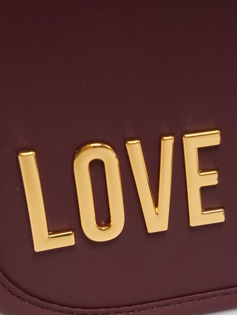 BOLD LOVE Umh&auml;ngetasche mit &Uuml;berschlag Wein - Damentaschen