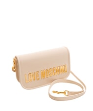 LOVE MOSCHINO BOLD LOVE Umhängetasche mit Überschlag Elfenbein - Damentaschen - 2