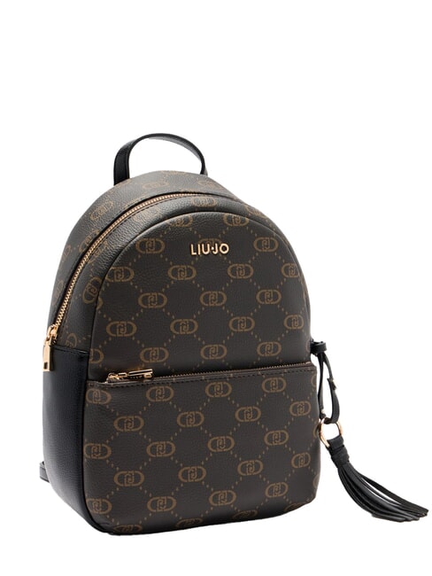 CIRRY Mittlerer Rucksack mit Allover-Logo SCHWARZ - Damentaschen