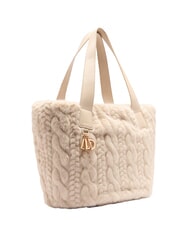 LIUJO VERRY Große Hobo-Tasche aus Plüsch NEUTRAL - Damentaschen - 2