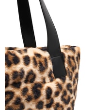 LIUJO VERRY Große Hobo-Tasche aus Plüsch natürlicher Fleck. - Damentaschen - 4