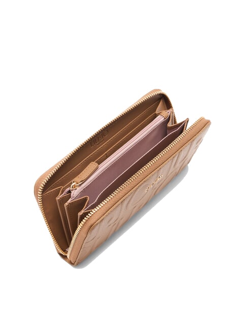 CALIWEN Gro&szlig;e Geldb&ouml;rse mit Rundum-Rei&szlig;verschluss Wildleder- - Brieftaschen Damen