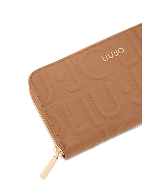 CALIWEN Gro&szlig;e Geldb&ouml;rse mit Rundum-Rei&szlig;verschluss Wildleder- - Brieftaschen Damen