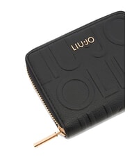 LIUJO CALIWEN Mittelgroße Brieftasche mit Rundum-Reißverschluss SCHWARZ - Brieftaschen Damen - 3