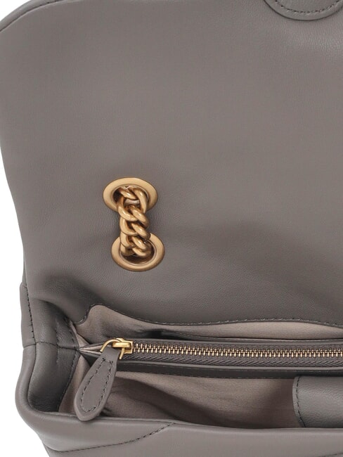 CLASSIC LOVE PUFF Tasche aus Nappaleder Asphaltgrau 1 - Antike Tore - Damentaschen