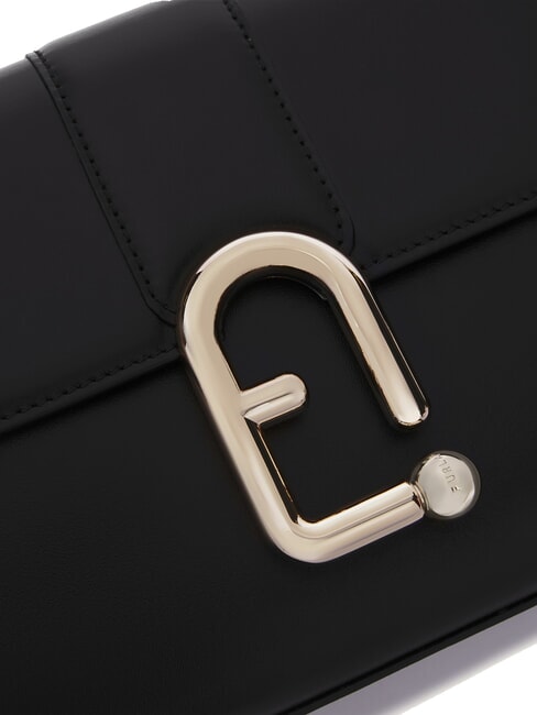 URBAN Kleine Umhängetasche aus Leder Schwarz - Damentaschen