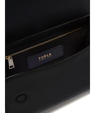 FURLA URBAN Kleine Umhängetasche aus Leder Schwarz - Damentaschen - 4