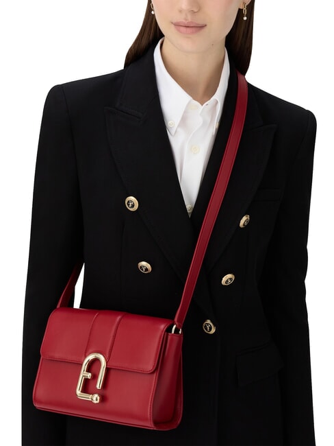 URBAN Kleine Umhängetasche aus Leder Lack - Damentaschen