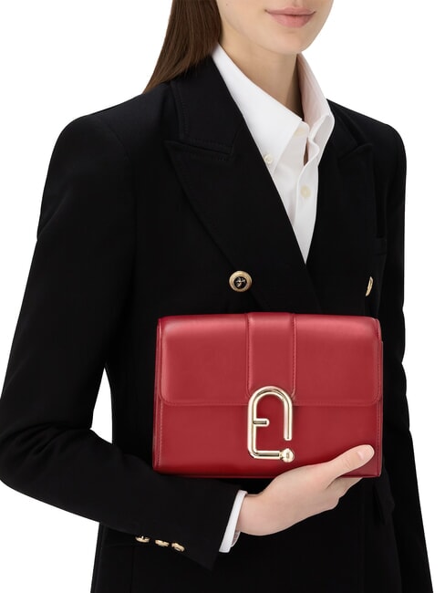 URBAN Kleine Umhängetasche aus Leder Lack - Damentaschen