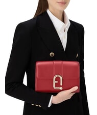 FURLA URBAN Kleine Umhängetasche aus Leder Lack - Damentaschen - 6