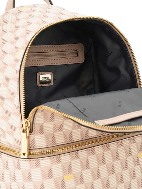 FOLLIE Rucksack mit Jet Set-Logo-Print err&ouml;tendes Logo - Damentaschen