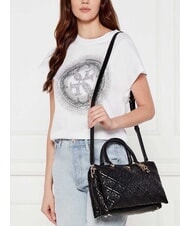 GUESS ADELASIA Handtasche mit Schultergurt SCHWARZ - Damentaschen - 6