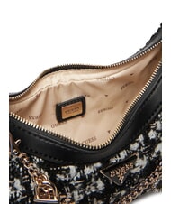 GUESS EVERLEE Tasche aus Jacquard-Stoff mit Anhänger Mehrfarbig - Damentaschen - 6
