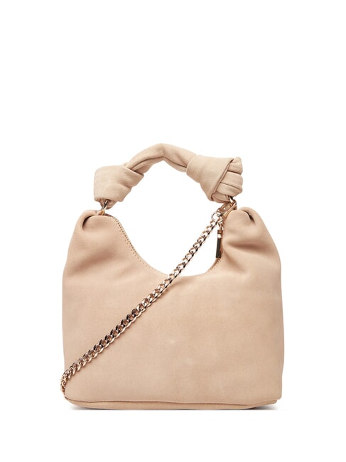 ISOTTA Wildledertasche mit Kette einfach taupe - Damentaschen