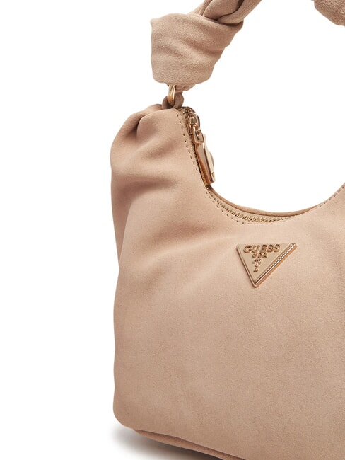 ISOTTA Wildledertasche mit Kette einfach taupe - Damentaschen