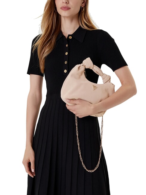 ISOTTA Wildledertasche mit Kette einfach taupe - Damentaschen