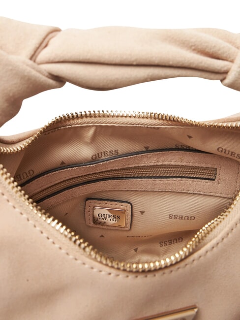 ISOTTA Wildledertasche mit Kette einfach taupe - Damentaschen