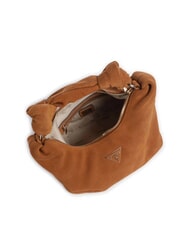 GUESS ISOTTA Wildledertasche mit Kette COGNAC - Damentaschen - 3
