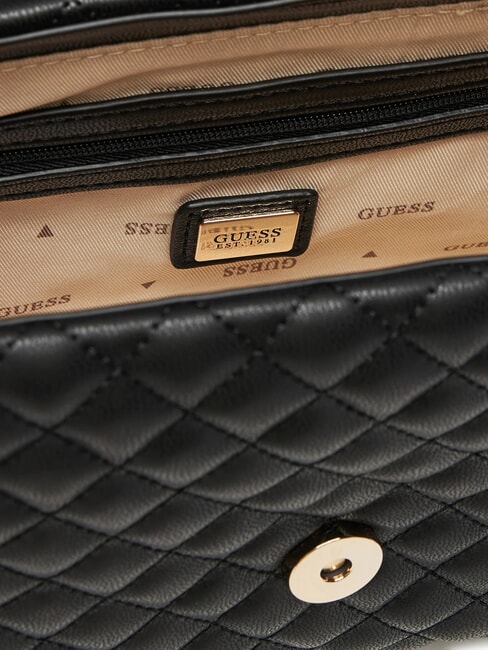 EVERLEE Stepptasche mit Applikationen SCHWARZ - Damentaschen