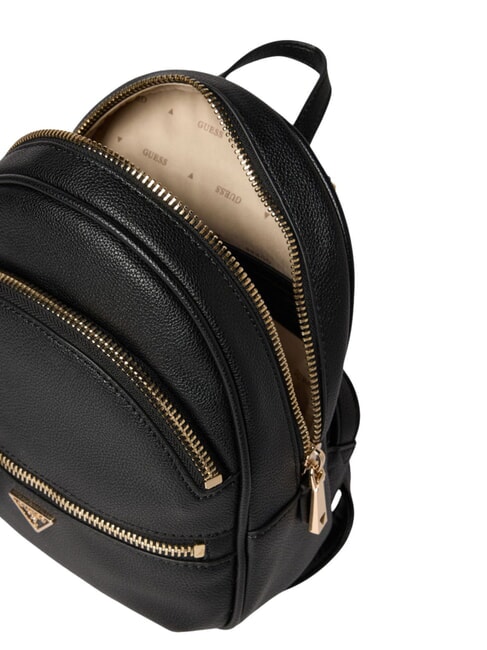 MANHATTAN 2 Kleiner 2-Fächer-Rucksack SCHWARZ - Damentaschen