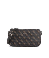 GUESS NOELLE 2 2-in-1-Umhängetasche mit 4G-Logo braun - Damentaschen - 4