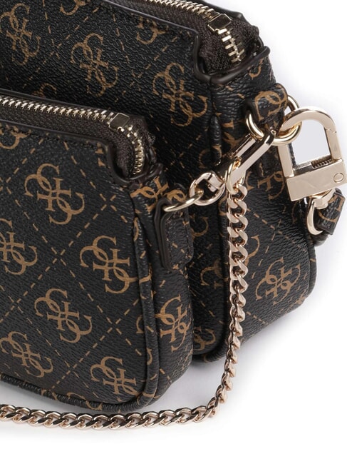 NOELLE 2 2-in-1-Umhängetasche mit 4G-Logo braun - Damentaschen