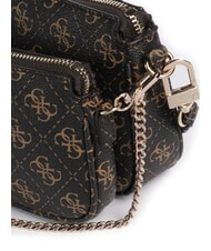 GUESS NOELLE 2 2-in-1-Umhängetasche mit 4G-Logo braun - Damentaschen - 6