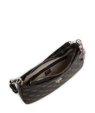 GUESS NOELLE 2 Schultertasche mit 4G-Logo braun - Damentaschen - 5