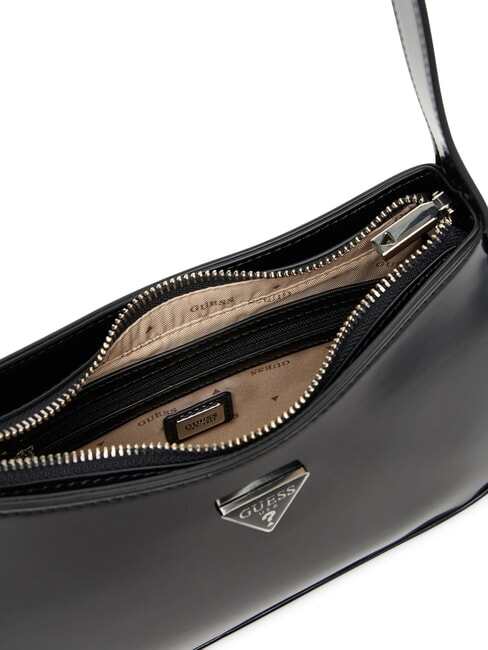 ARNELA Gl&auml;nzende Umh&auml;ngetasche SCHWARZ - Damentaschen