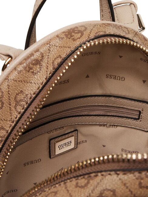 MANHATTAN 2 Kleiner Rucksack mit 4G-Pfingstrosen-Logo MILCH-LOGO - Damentaschen