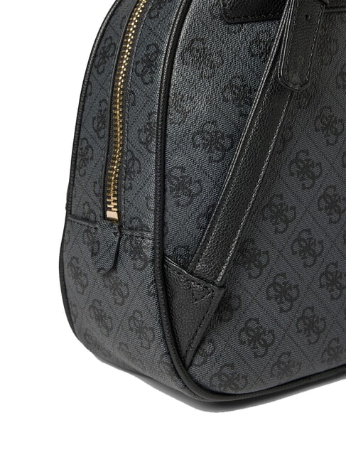 MANHATTAN 2 Kleiner Rucksack mit 4G-Pfingstrosen-Logo Kohle - Damentaschen