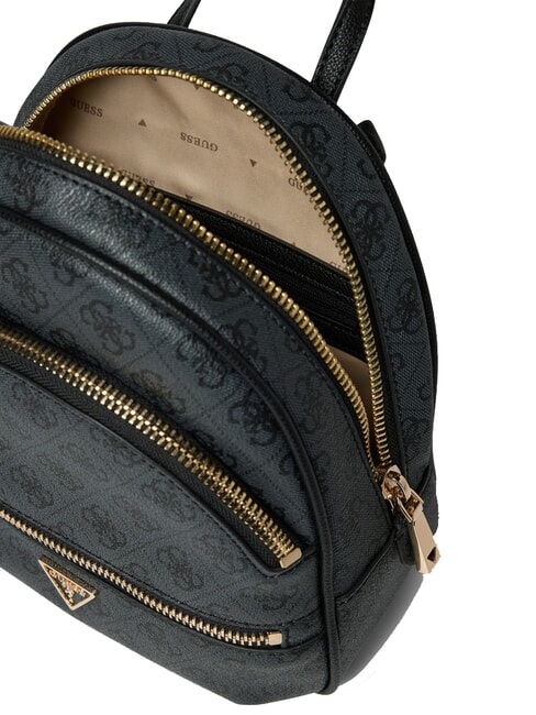 MANHATTAN 2 Kleiner Rucksack mit 4G-Pfingstrosen-Logo Kohle - Damentaschen