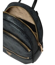 GUESS MANHATTAN 2 Kleiner Rucksack mit 4G-Pfingstrosen-Logo Kohle - Damentaschen - 4