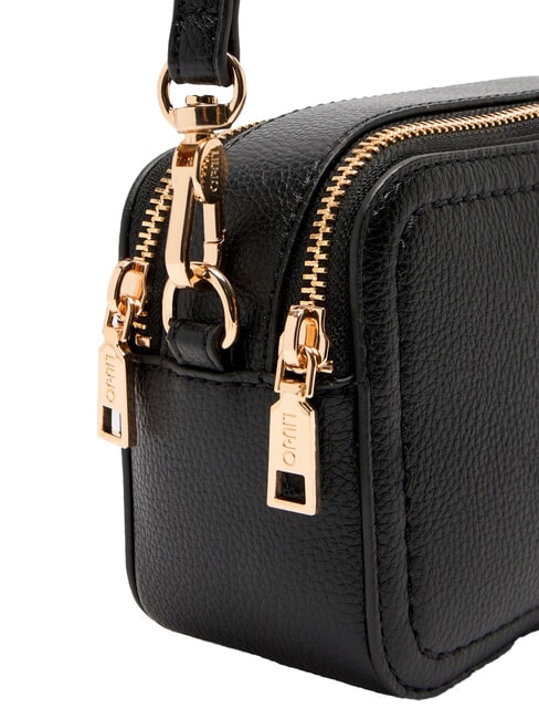 RIDHI Kleine Kameratasche mit 2 Reißverschlüssen SCHWARZ - Damentaschen