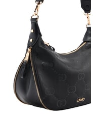 LIUJO KALISKA Mittelgroße Hobo-Tasche aus Nylon SCHWARZ - Damentaschen - 4