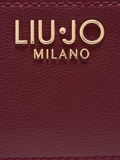 RIDHI Kleine Kameratasche mit 2 Reißverschlüssen Rotwein - Damentaschen