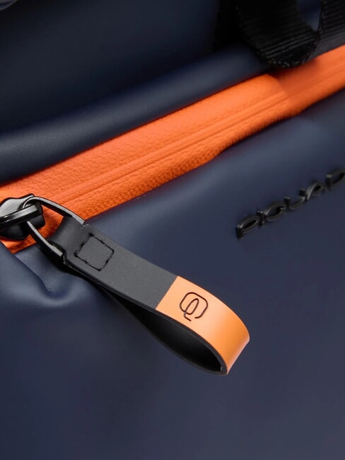 CORNER SPECIALE GOMMATO Rolltop-Laptop-Rucksack Blau - PC-Rucksäcke