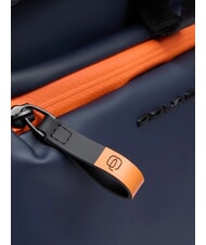 PIQUADRO CORNER SPECIALE GOMMATO Rolltop-Laptop-Rucksack Blau - PC-Rucksäcke - 4