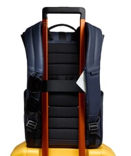 PIQUADRO CORNER SPECIALE GOMMATO Rolltop-Laptop-Rucksack Blau - PC-Rucksäcke - 5