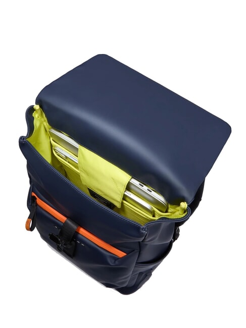 CORNER SPECIALE GOMMATO Rolltop-Laptop-Rucksack Blau - PC-Rucksäcke