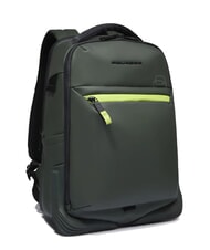 PIQUADRO CORNER SPECIALE GOMMATO  14" Laptop-Rucksack, erweiterbar GRÜN - PC-Rucksäcke - 2