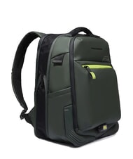 PIQUADRO CORNER SPECIALE GOMMATO  14" Laptop-Rucksack, erweiterbar GRÜN - PC-Rucksäcke - 3