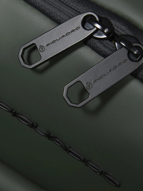 CORNER SPECIALE GOMMATO  14" Laptop-Rucksack, erweiterbar GRÜN - PC-Rucksäcke