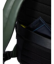 PIQUADRO CORNER SPECIALE GOMMATO  14" Laptop-Rucksack, erweiterbar GRÜN - PC-Rucksäcke - 6