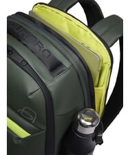 PIQUADRO CORNER SPECIALE GOMMATO  14" Laptop-Rucksack, erweiterbar GRÜN - PC-Rucksäcke - 8