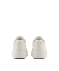 ARMANI EXCHANGE KURT MINI-TUMBLED Sneakers mit hoher Sohle cremefarben - Damenschuhe - 5