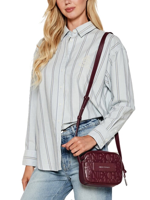 LIZ PEBBLE Kameratasche mit gepr&auml;gtem Logo Rille - Damentaschen