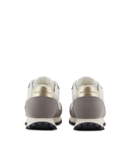 ARMANI EXCHANGE DROP MICROSUEDE Sneaker mit seitlichem Logo brauner Bass + cremefarben - Damenschuhe - 5