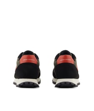 ARMANI EXCHANGE DROP MICROSUEDE Sneaker mit kontrastierendem Logo schwarz+oliv nacht+kürbis - Herrenschuhe - 5
