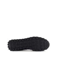 ARMANI EXCHANGE DROP MICROSUEDE Sneaker mit kontrastierendem Logo schwarz+oliv nacht+kürbis - Herrenschuhe - 6